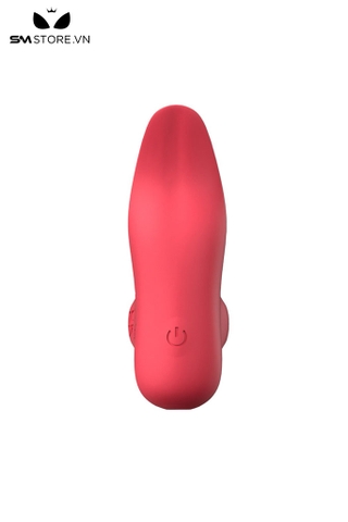 SMT4345 - Ngón tay rung hình cái lưỡi silicon mềm có 10 chế độ dài 7.5cm