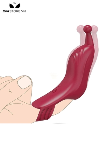 SMT4346 - Ngón tay rung kích thích điểm G có quai đeo dài 130mm