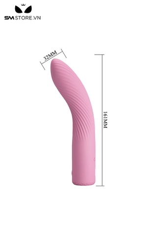 SMT4365 - Máy rung đầu dương vật Pretty Love với vân xoắn ốc dài 161mm