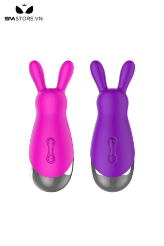 SMT4379 - Máy rung tai thỏ mini silicon mềm sạc USB dài 12.5cm