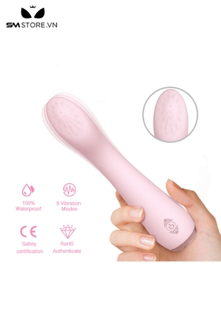 SMT4394 - Máy rung có 9 tần số và sạc điện dài 193mm dễ vệ sinh