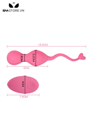 SMT4411 - Trứng rung ngụy trang con nòng nọc điều khiển từ xa và sạc điện