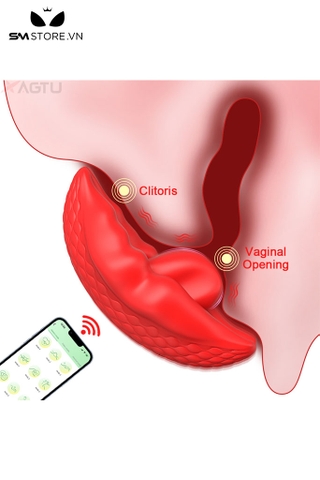 SMT4413 - Quần lót rung điều khiển qua APP silicon mềm có 9 chế độ