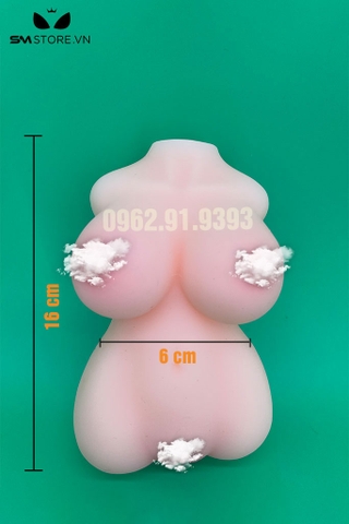 SMT442 - Búp bê tình dục bán thân silicon có âm đạo và 5 kích cỡ