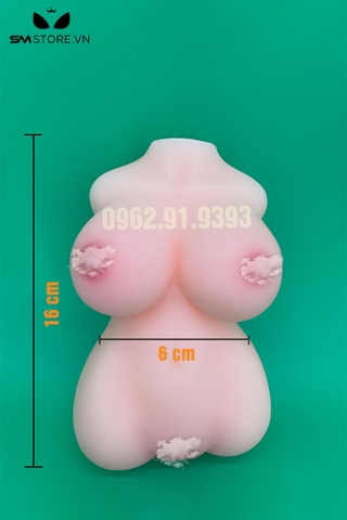 SMT442 - Búp bê tình dục bán thân silicon có âm đạo và 5 kích cỡ