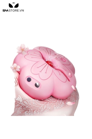 SMT4438 - Kẹp núm vú rung hình bông hoa điều khiển từ xa dài 5cm