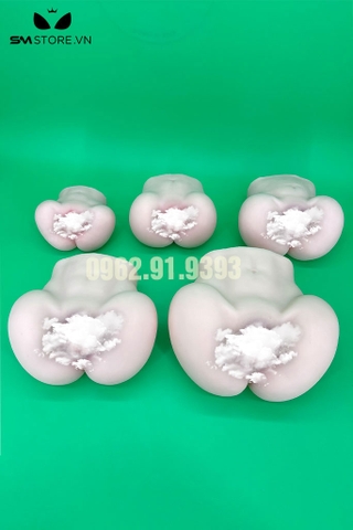 SMT443 - Mông giả silicon nguyên khối có âm đạo và hậu môn 5 size