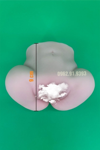 SMT443 - Mông giả silicon nguyên khối có âm đạo và hậu môn 5 size