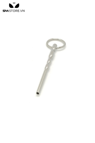 SMT4547 - Đồ chơi niệu đạo nam sounding inox có 3 tầng hạt tròn