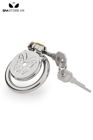 SMT4555 - Khóa dương vật mặt dẹt hình con bướm inox cao cấp không gỉ