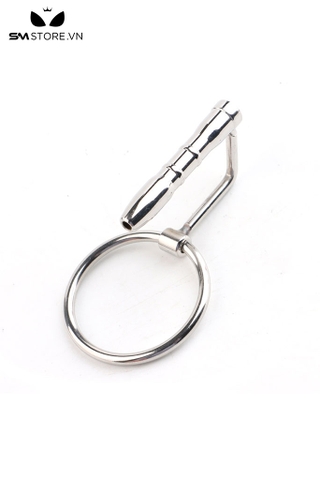SMT463 - Souding dạng ống inox có lỗ gắn vòng đeo dương vật