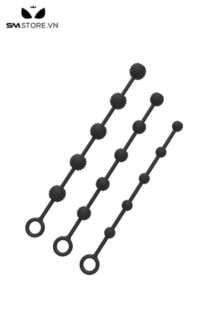 SMT4638 - Anal beads thiết kế bề mặt vân xoắn và phần dây nối linh hoạt