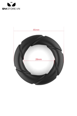 SMT4704 - Vòng đeo dương vật silicon thiết kế hình bánh xe dài 46mm