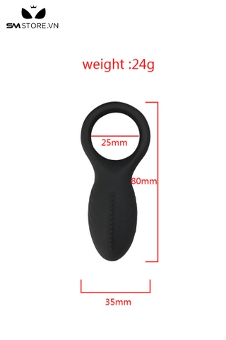 SMT4707 - Vòng đeo dương vật silicon mềm hình nụ hoa dài 80mm