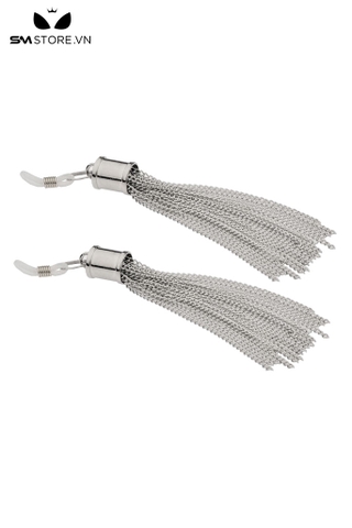 SMT4722 - Đồ chơi với ngực nipple play silicon mix dây inox tua rua