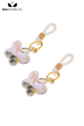 SMT4729 - Kẹp vú nipple play silicon thiết kế cánh bướm bằng đá