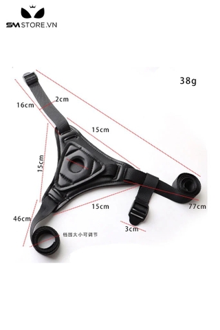 SMT483 - Đai đeo dương vật giả có thể điều chỉnh dễ dàng