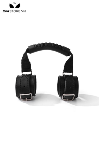 SMT4774 -  Còng tay SM bằng da PU liên kết bằng tay cầm cố định