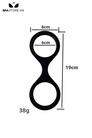 SMT4781 - Còng tay tình yêu silicon cấu trúc đúc nguyên khối có độ đàn hồi