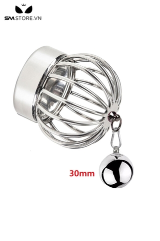 SMT4865 - Vòng đeo tinh hoàn thân lồng dạng lưới và khuyên móc tạ