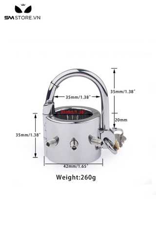 SMT4870 - Vòng đeo tinh hoàn với hệ thống 6 vít điều chỉnh với quai vòm