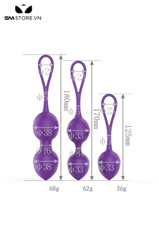 SMT4884 - Combo 3 trứng rung kegel điều khiển từ xa có 10 tần số