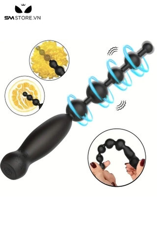 SMT4894 - Máy rung hậu môn anal beads dạng chuỗi hạt có 10 chế độ