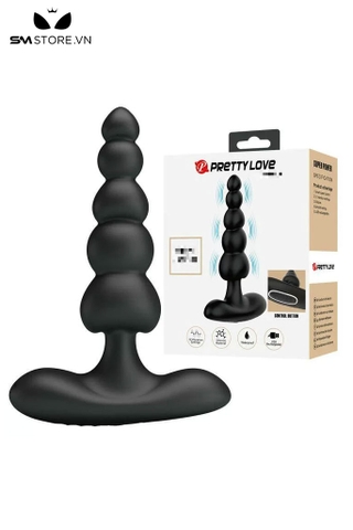 SMT4896 - Anal beads máy rung hậu môn Pretty Love sạc điện dài 12cm