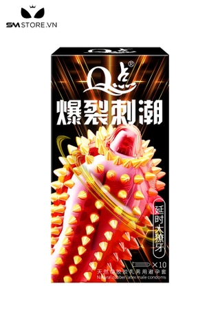 SMT4978 - Bao cao su có gai răng nanh lớn hỗ trợ kéo dài thời gian