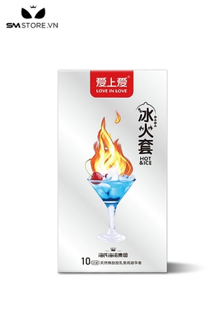 SMT4986 - Bao cao su love in love cảm giác nóng lạnh đan xen hot & ice