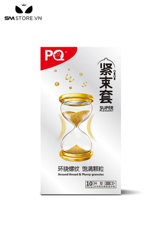 SMT4987 - Bao cao su pq gân vòng hạt nổi lớn tăng khoái cảm hộp 10 cái