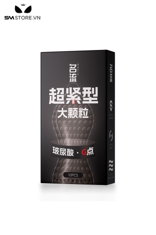 SMT4993 - Bao cao su có hạt nổi kích thích điểm G với hộp 10 cái