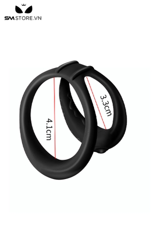 SMT5020 - Vòng đeo gốc dương vật bằng silicon co giãn dài 3.3 và 4.1cm