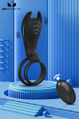 SMT5042 - Vòng đeo dương vật rung thiết kế Batman có 10 tần số