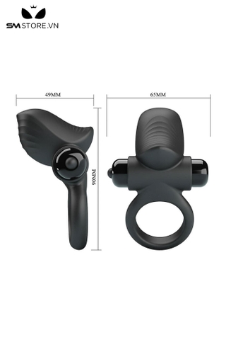 SMT5068 - Vòng rung dương vật Pretty Love có 10 tần số dài 90mm