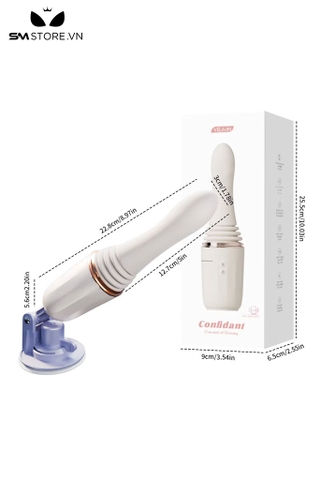 SMT5106 - Máy làm tình điều khiển qua APP dài 22.8cm có 7 chế độ