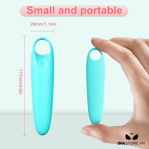 SMT5132 - Trứng rung mini tích hợp vòng đeo có 10 chế độ dài 117mm