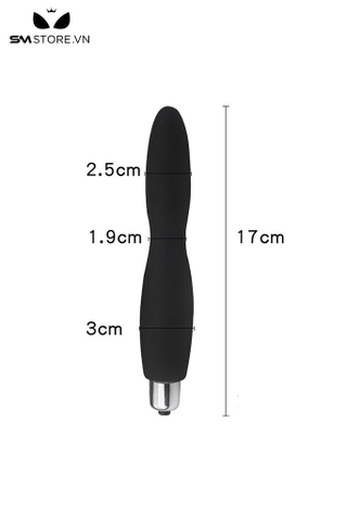SMT5134 - Máy rung silicon dạng thuôn thẳng có núm bấm điều khiển