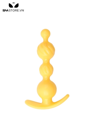 SMT5179 - Đồ chơi hậu môn anal beads với chuỗi 4 hạt và đế cong