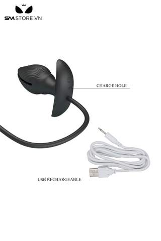 SMT5203 - Anal pump hình cánh hoa Pretty Love có 10 tần số rung
