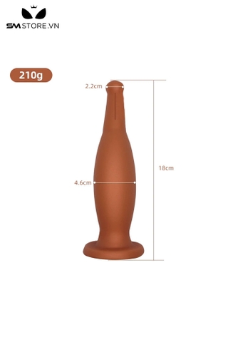 SMT5210 - Plug sex ngụy trang chai rượu silicon có nắp 18 25 và 28cm
