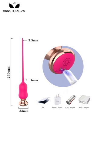 SMT5217 - Sounding rung dạng que thuôn dài đế tích hợp cổng sạc dài 23cm
