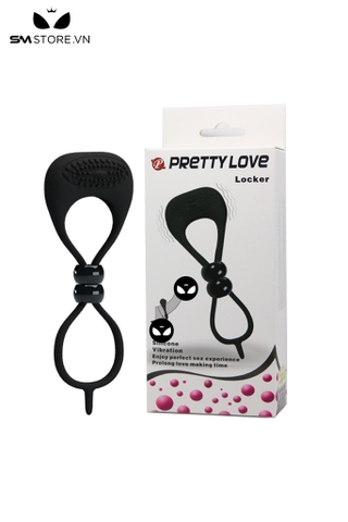 SMT5225 - Vòng rung đeo gốc dương vật Pretty Love có nút điều chỉnh