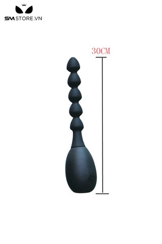 SMT5237 - Dụng cụ thụt rửa hậu môn silicon với vòi 5 tầng hạt liền