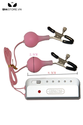 SMT5240 - Kẹp núm vú rung có dây dài 8.5cm có nấc điều chỉnh