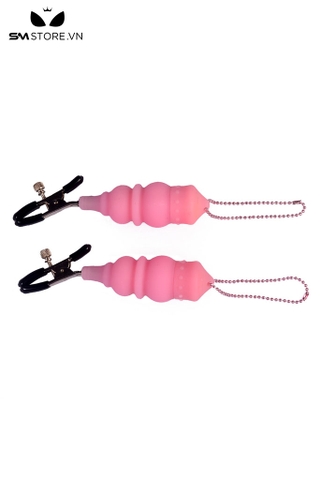 SMT5242 - Kẹp ngực có rung thiết kế đơn giản dài 12cm có nút chỉnh