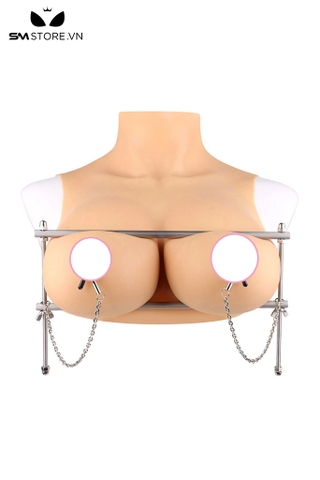 SMT5281 - Nipple clamp 2 thanh kim loại nằm ngang dạng nhíp