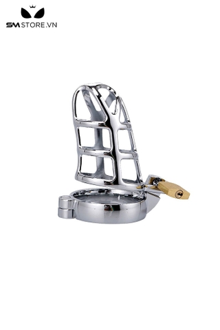 SMT615 - Khóa dương vật inox dạng lồng dài từ 7,5cm đến 10cm