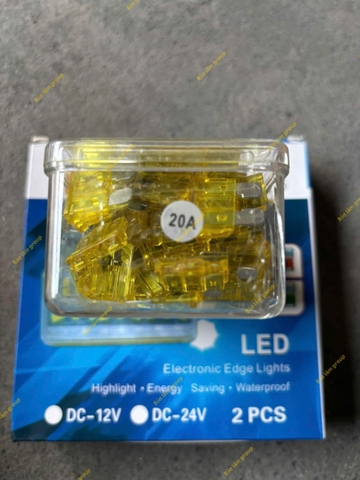 Cầu chì 20A hộp 100 cái (loại nhỡ)