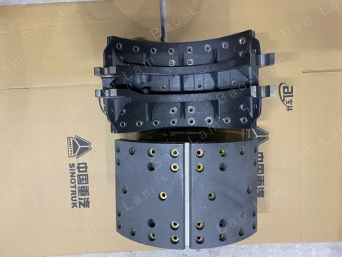 Guốc phanh liền má 14 lỗ Howo